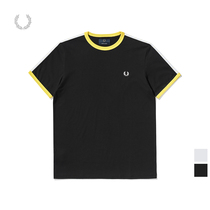 FRED PERRY MENS short-sleeved T-shirt 2021 summer new British cotton casual tide wheat ear top M1832