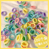 Color children's skin tubes baby hair ring women's hair stuck in the hair towel ring hair wound girls' headdress Korean hair jewelry