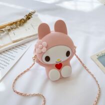 Net Red Children's Mini Messenger Bag Baby Fashion Cute Foreign Style Tide Girl Girl Princess Cute Change Bag