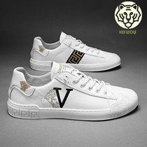 Small White Shoes Men 2021 Fall 100 Ride Boomer Board Shoes Genuine Leather European Station Men Shoes Luxury Men Casual Shoes