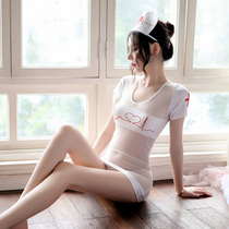 Interest Lingerie Small Chest Transparent Fire Hot Nurse Sleepwear Uniform Seductive Passion Suit Teasing Bed Sexual Anecdolaic Clothes