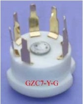 New small seven-legged Electronic Tube seat PCB tube seat pointed foot tube seat circuit board seat small 7-leg tube seat