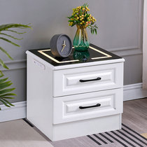 Light luxury bedside table simple bedside storage cabinet paint-free intelligent charging multi-function dimming New Product side cabinet