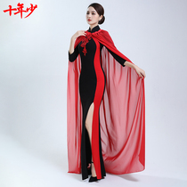 A decade of less improvement of the qipao high-end performance to serve as early spring performance body qipao 2022 springtime new dance suit women