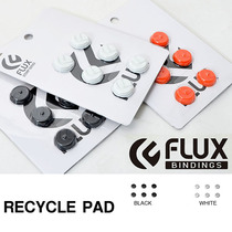 19 Japan FLUX veneer double board board stickers Non-slip stickers Fashion three-dimensional board stickers Six-pack board stickers