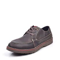 clarks its music mens shoes Vargo Plain autumn lace up retro British casual leather shoes simple business shoes