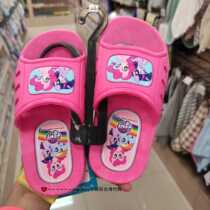 Taiwan-made pony childrens slippers Children Baby students kindergarten slippers lightweight anti-skid