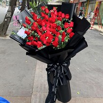 Rose gift box Zhejiang Hangzhou Fuyang Linan City Tonglu Chunan County Tongcheng Entity Fresh Flower Shop Express Delivery Flowers