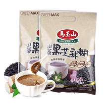 Taiwan drink Ma Yushan yam black sesame paste Nutritious breakfast Five-grain powder bag 12 pieces Meal replacement drink
