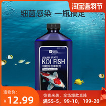 yee koi comprehensive rehabilitation agent special fish lotion white hair rotten tail white spot parasite sterilization 235ml