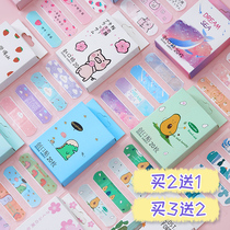 Cartoon band-aid breathable waterproof band-aid female cute girl personality creative paste heel paste anti-grinding feet