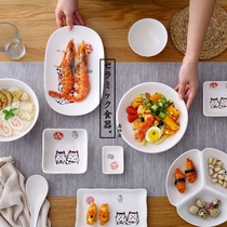 Dishes set home eating spoons ceramic plates tableware set tableware set dishes dishes Japanese restaurant tableware