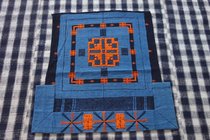 Hominin Sonic Penthouse for Cognitive White Pants Yao Silk Thread Hand Embroidered batik sheet whole sheet 39 * 35cm c-311