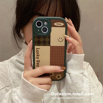 Retro English expression splicing applicable iphone13promax Apple 12 phone shell 11 new 13pro female xrxs cortex 7p 8plus lens full package