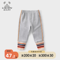 Rabbi Tree Children Clothing Girl Pants 2022 Spring Autumn New Children Casual Sports Long Pants Girl Hit Bottom Pants