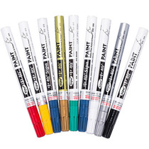 Zhongbai paint pen very thin needle tube paint marking pen glass metal ceramic Hook pen diy graffiti signature pen