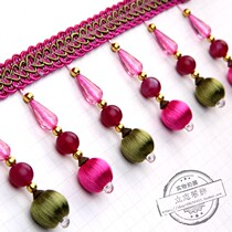 Curtain Lace National Wind Truck truck Decorative Accessories Sofa Accessories Flow Suplatoon DOUBLE COLORED WRAPPING SILK SMALL FLOWER SIDE