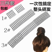 Anti-frizz broken hair artifact clip small broken hair finishing plug comb Invisible hairpin bangs styling hair fixed hair comb fork