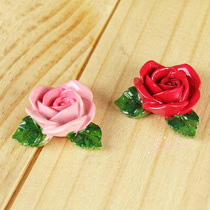 European style retro Korean Korean Korean style pastoral home creative magnet three-dimensional rose refrigerator paste a price