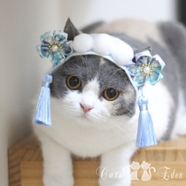 Cat maid headgear Japanese and style traditional classical opera Peking opera pet hat hair accessories cute Chinese style dress