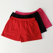 Edo Amu belly dance leggings safety pants milk silk Latin dance leggings flat corner dance safety pants