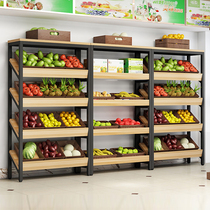 Fruit shelf display rack vegetable shelf commercial multi-layer snack rack fresh supermarket fruit and vegetable shelf display rack