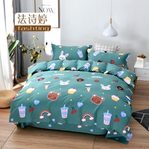Pure cotton quilt cover single piece 100 cotton Children single 120x150x200 boys and girls 1 5 cartoon quilt cover