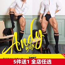 European and American dress men sexy temptation stockings clip garter belt mens garter belt double clip men and womens cotton socks clip