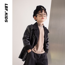 Blue Bufang childrens clothing boy fur one coat winter clothing 2021 new children plus velvet jacket