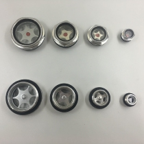 Aluminum alloy oil standard oil sight oil sight glass round oil window air compressor oil sight glass oil level observation standard