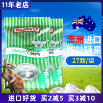 Australian imports candy double d dabatti eucalyptus sugar hard and cool mint flavor honey taste office snacks