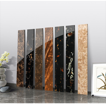 Foshan tile living room bedroom floor foot line 800X100 wave line pressing edge line door edge line skirting line new