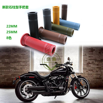Retro Motorcycle Retrofit Universal 22mm 25mm handlebar rubber handlebar sleeve Halley Yu Man CG Triumph GN Tianjun