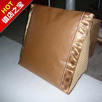 Summer bedside Triangle Waist multi-function sofa pillow office q waist relying on bamboo and rattan mat triangle cushion