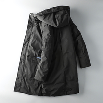 Foreign trade tail single male cut standard cattle cargo cotton coat male long over-the-knee thickened cotton clothing Export original single winter coat