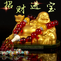 Car perfume interior decoration Zhaojia men Maitreya creative high-grade crystal car center console ornaments