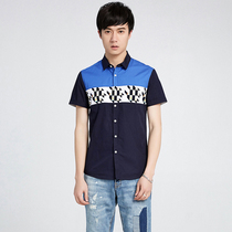 Clearance purchase#9 charm mens KIN8B0024 matching shirt folding cuffs summer