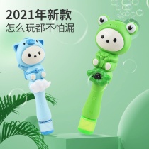  Childrens bubble blowing stick Girl heart ins net celebrity automatic camera water-proof magic bubble machine electric toy