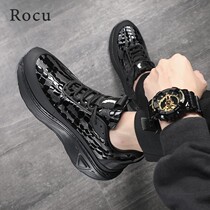 Rocu Men Shoes 2020 Winter New old daddy Shoe Mens shoes Han version 100 hitch men sneakers casual shoes leather shoes