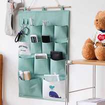 Collection of bag hanging bag Students Dormitory Door Rear Wall Wall-mounted Pocket Fabric Versatile containing storage bag Home