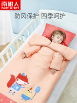 Baby sleeping bag Spring and Autumn Winter thickened cotton baby children anti kicking quilt artifact Four Seasons universal quilt