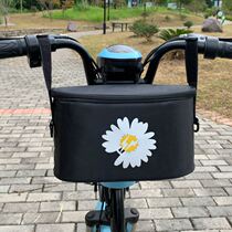 Electric vehicle front put storage bag large head car basket storage bag battery car hanging bag front hanging bag