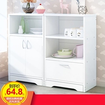 Beauty salon Dormitory Living room Nordic small cabinet Bedroom locker Household low cabinet Office multi-functional wood