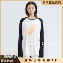 we11done official website 21ss painted little monster Long-sleeved base shirt t-shirt welldone sweater