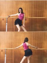 Amanda Dance Wear Pride A32 Adult Female National Label Dance Latin Dance Single Shoulder Folds one-piece blouse performance