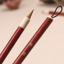 Fengboyu teacher fly head small Kai pure wolf brush copy scribe writing roll chicken distance garlic pen ancient Tang style calligraphy Chinese painting