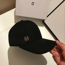 Yang Mi same style street baseball cap female autumn and winter black and white couple hat all-match trendy sunshade cap men and women
