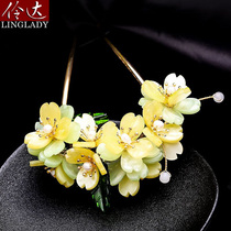 Hair comb hairclip Net red 2021 New tassel edge clip female Liu Haijia clip hair card spring line