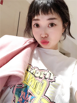 BORAKOO Korea East Gate Spring 2 color ~ black white do old print short sleeve loose T-shirt