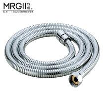 Stainless steel shower shower hose encrypted explosion-proof anti-winding telescopic hand-held telescopic water pipe 1 5 meters 2 meters